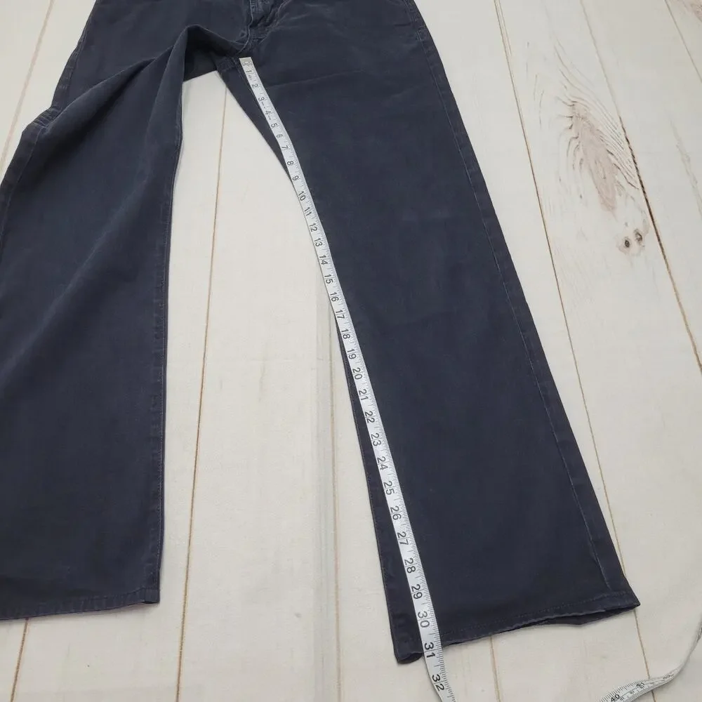 Adriano Goldschmeid the Protege black straight leg jeans hemmed regular